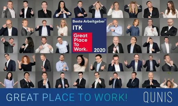 collage of employee portraits