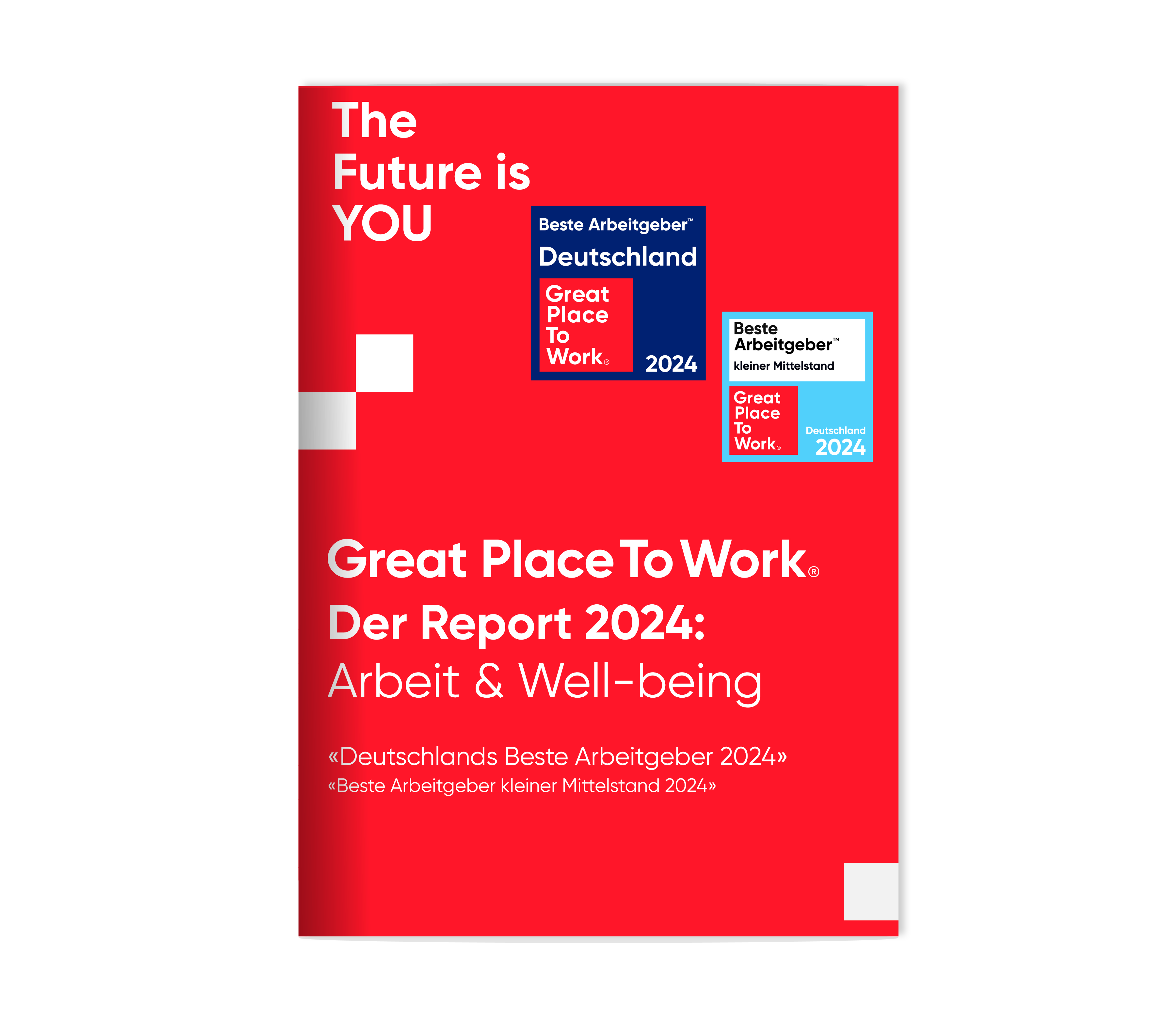 rotes Cover für den Report 2024